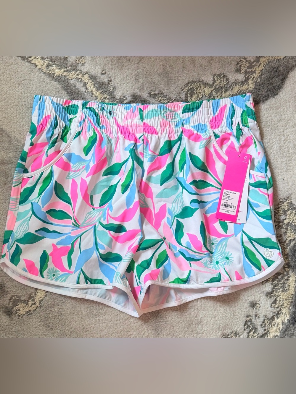 NWT Lilly Pulitzer Backcourt Short UPF 50+ Sz S